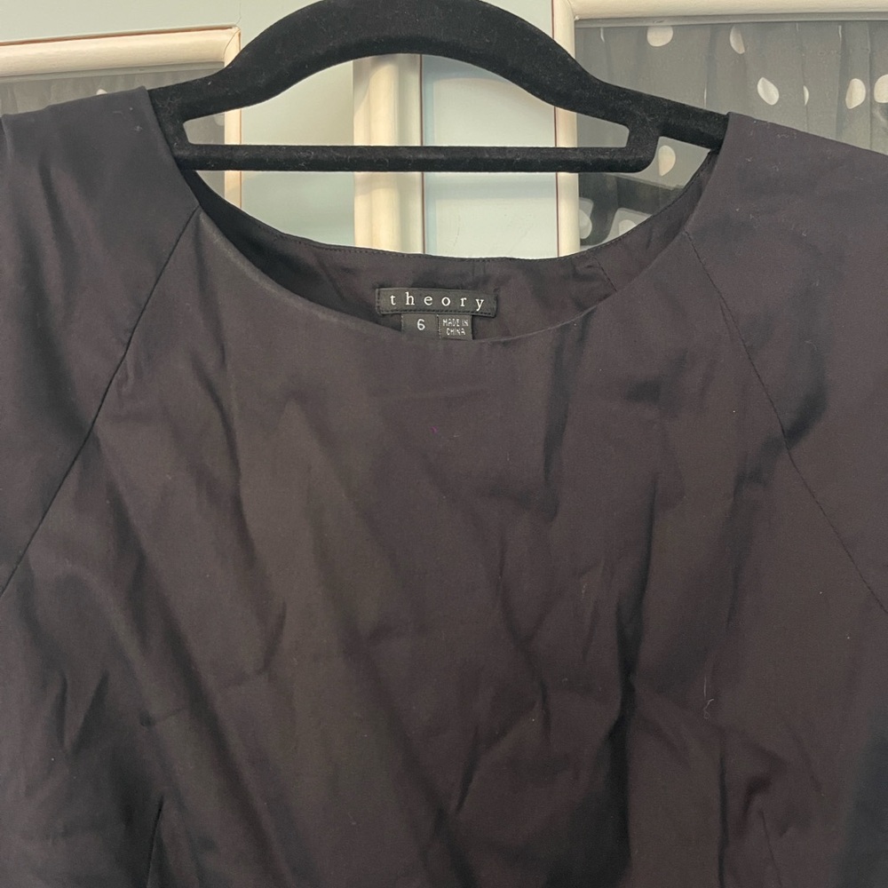 Theory Midnight Black Dress